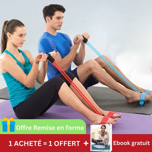 Bande élastique de résistance fitness